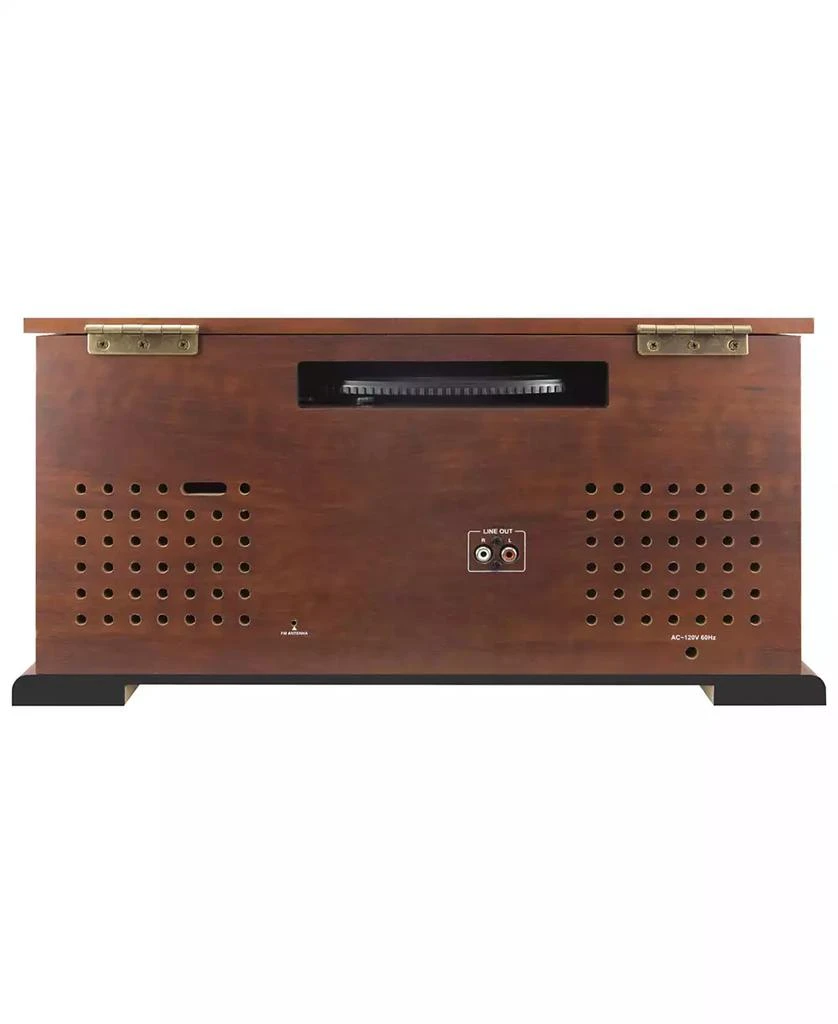 iLive 6-in-1 Bluetooth Turntable with CD or Cassette Players and AM or FM Radio, ITTB610LW 3