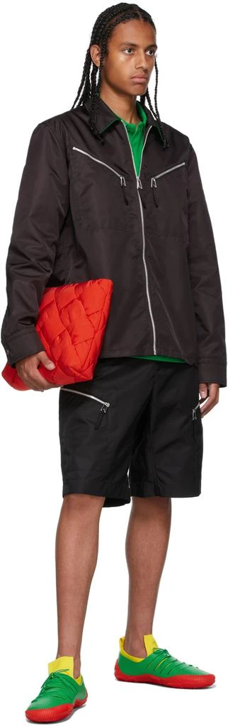 Bottega Veneta Green & Red Climber Sneakers 6