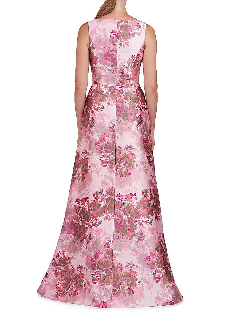 Kay Unger Opal Rose Mikado Gown 5