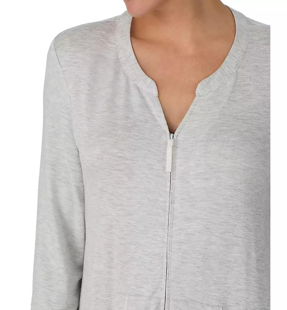 Ellen Tracy Women's Zip-Front 3/4-Sleeve Robe 5