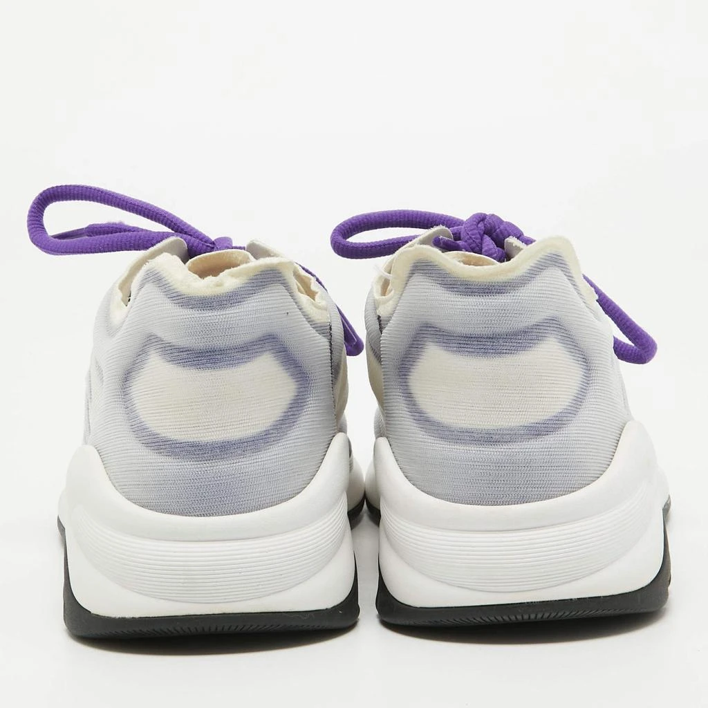 Chanel Chanel Purple/White Mesh Interlocking CC Logo Sneakers Size 40.5 5