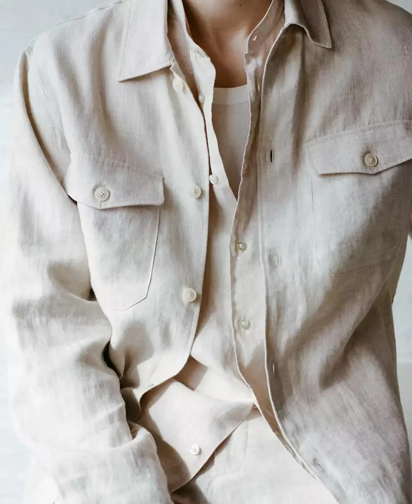 Shop Men's 100% Linen Pockets Detail Overshirt on Sale at BeyondStyle  Get  34% Off Men's 100% Linen Pockets Detail Overshirt with Limited-Time Flash  Deals, Exclusive Discounts, and Special Offers. Enjoy Unbeatable