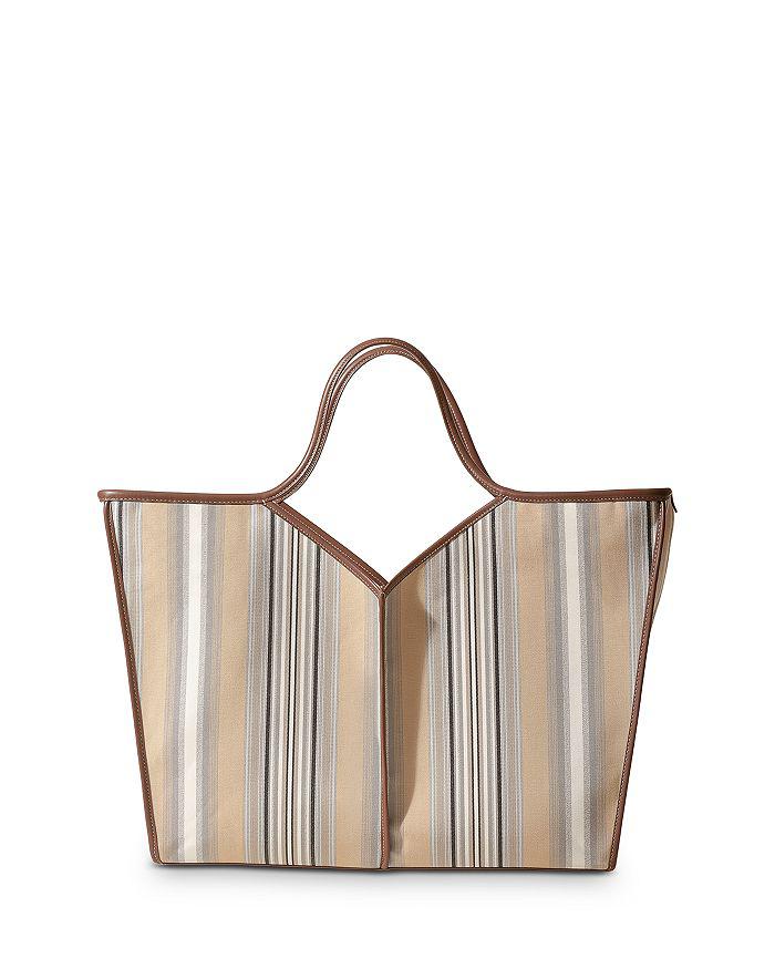 Hereu Calella Squared Striped Tote