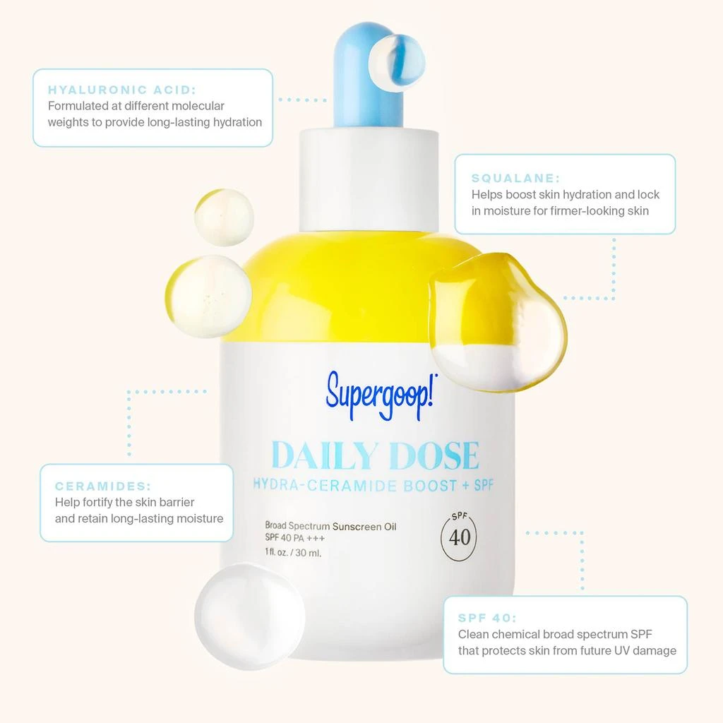 Supergoop! Supergoop! Daily Dose Hydra-Ceramide Boost SPF 40 30ml 5