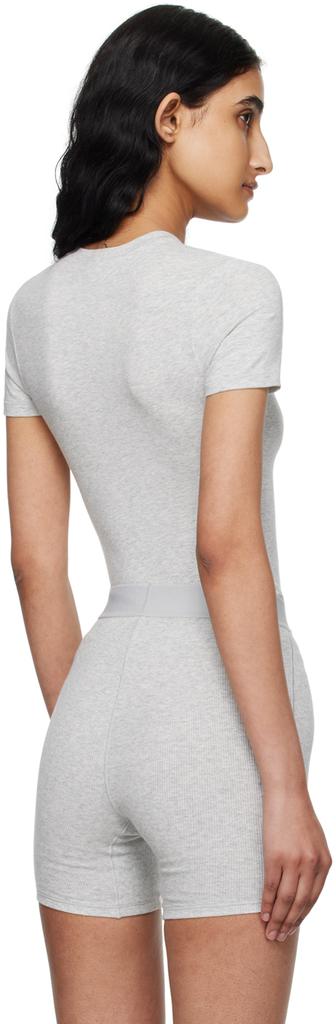 COTTON JERSEY T-SHIRT | LIGHT HEATHER GREY