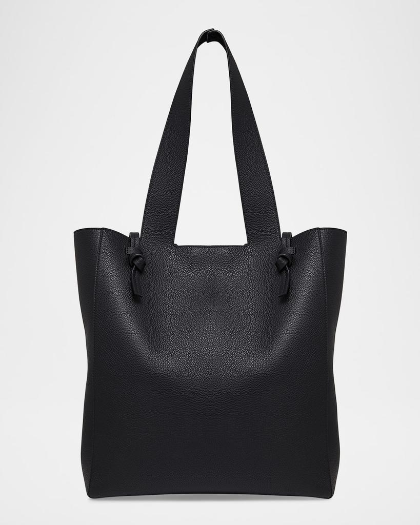 Strathberry Melody Grained Leather Tote Bag