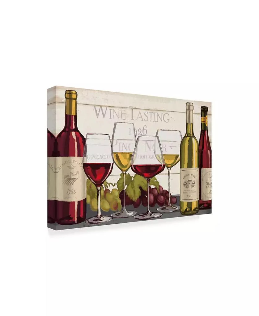 Trademark Global Janelle Penner Wine Tasting Red and White Canvas Art - 15" x 20" 2