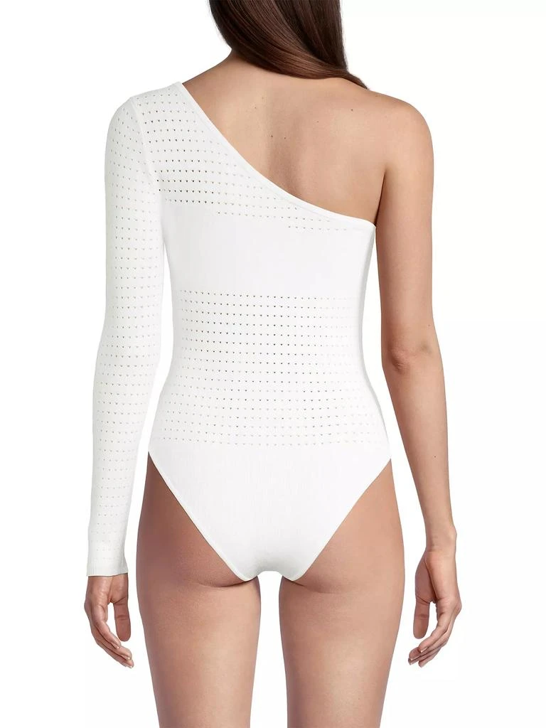 Victor Glemaud Laser-Dot One-Shoulder Bodysuit 5