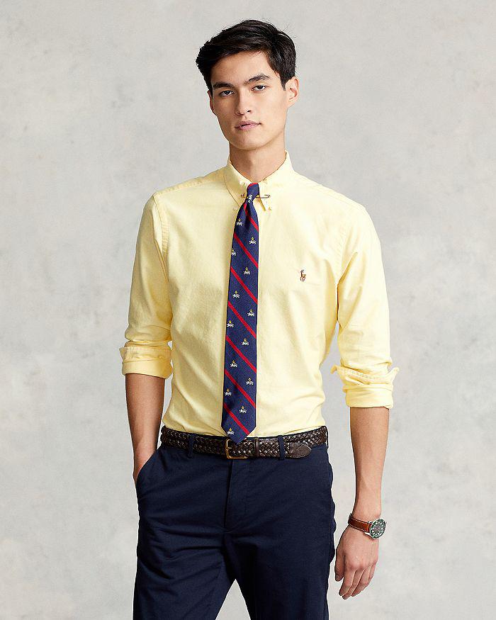 Ralph Lauren Classic Fit Long Sleeve Cotton Oxford Button Down Shirt
