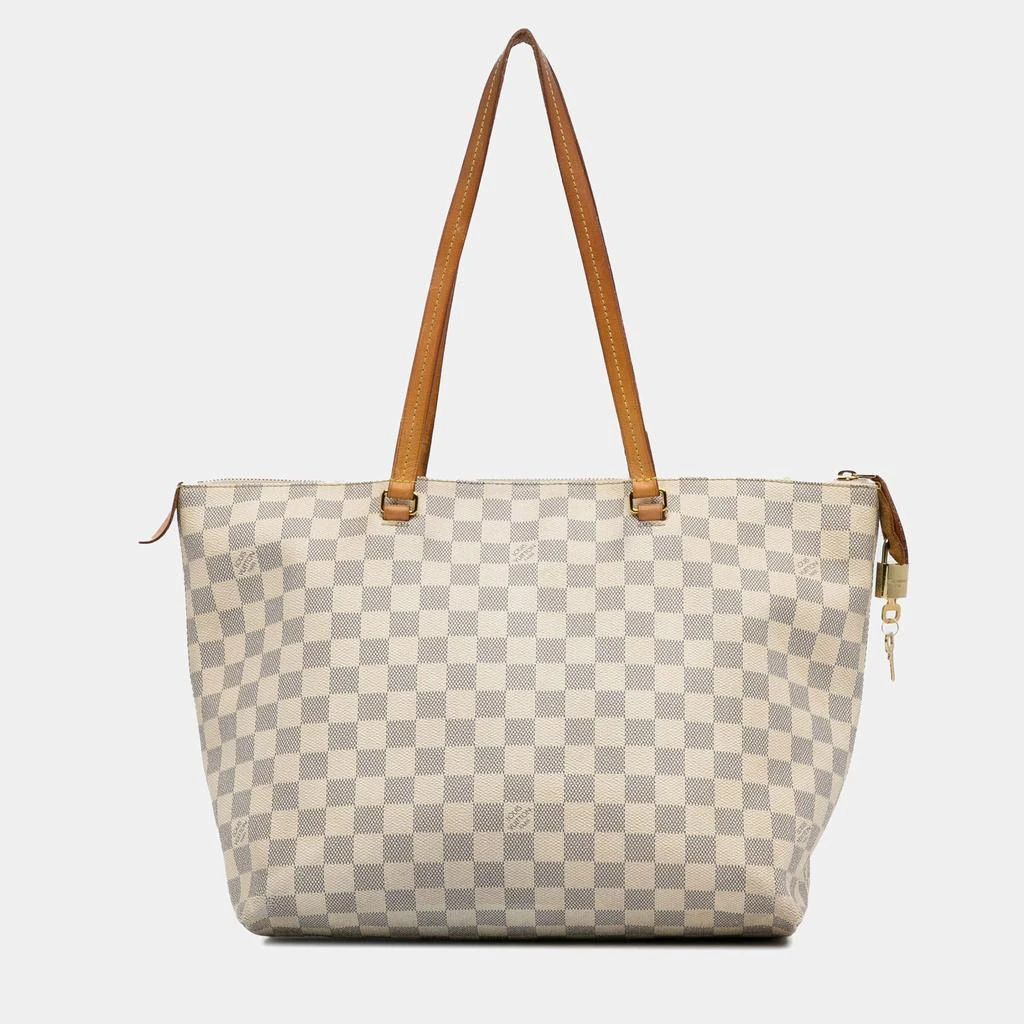Louis Vuitton Louis Vuitton Canvas Louis Vuitton Damier Azur Iena MM 4
