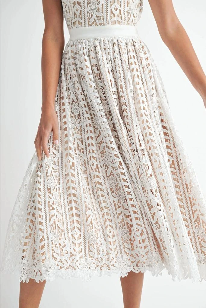ENDLESS BLU. Endless Blu. - What A Feeling Midi Lace Dress 6