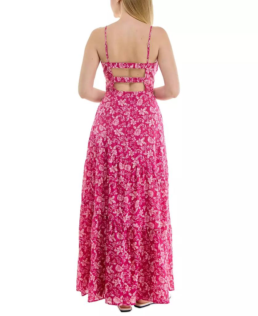 ROW A Juniors' Sleeveless Cutout-Back Maxi Dress, Created for Macy's