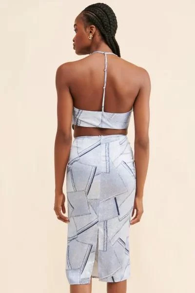 4th & Reckless 4th & Reckless Simonne Printed Skirt 2