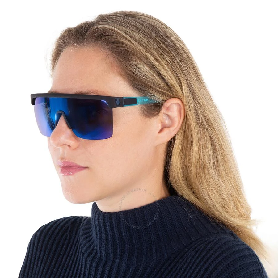 Spy FLYNN 5050 HD Plus Gray Green with Dark Blue Spectra Mirror Shield Unisex Sunglasses 6700000000083 2
