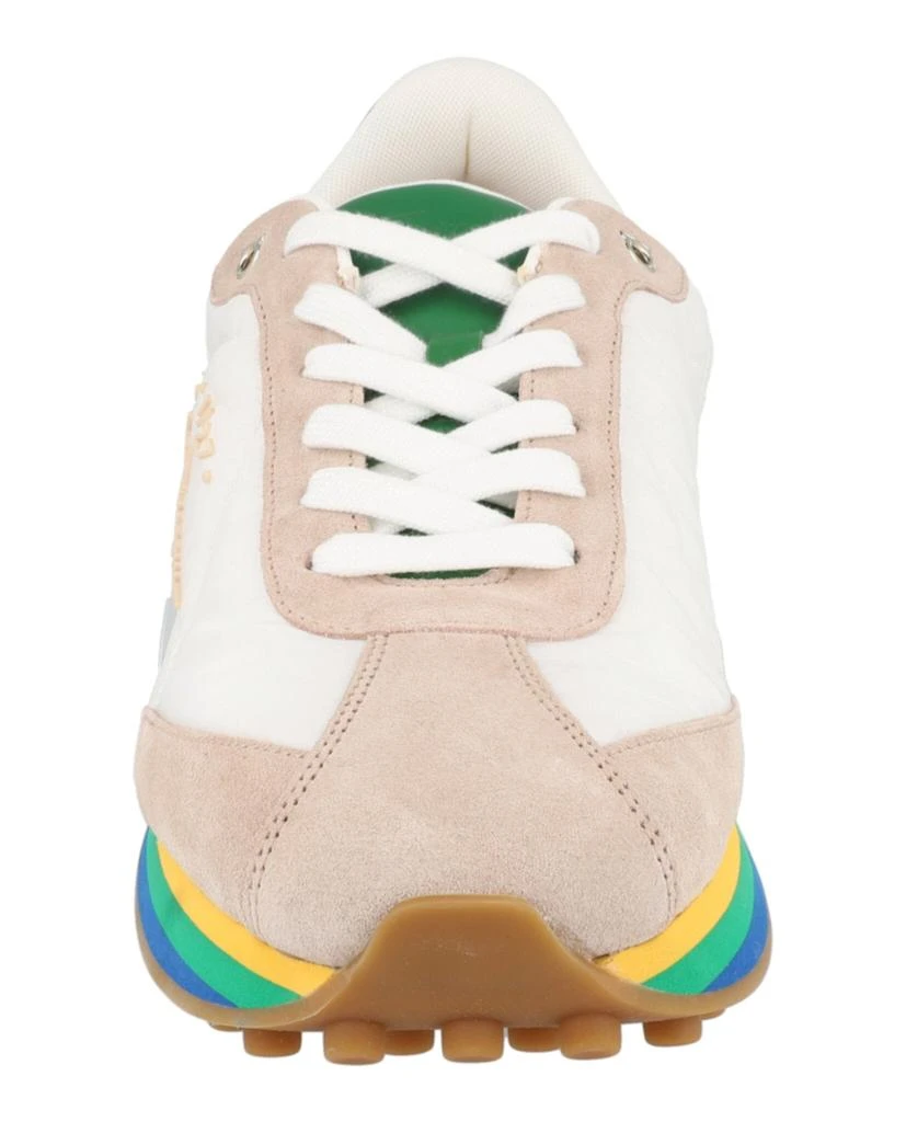 Salvatore Ferragamo Iggy Mixed Media Sneakers 4