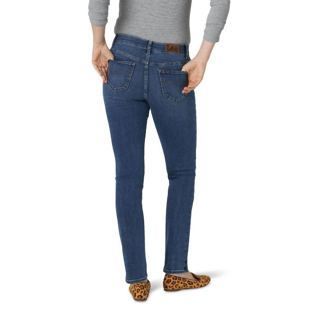 Shop Lee Jeans Women's Flex Motion Seattle Mid-rise Missy