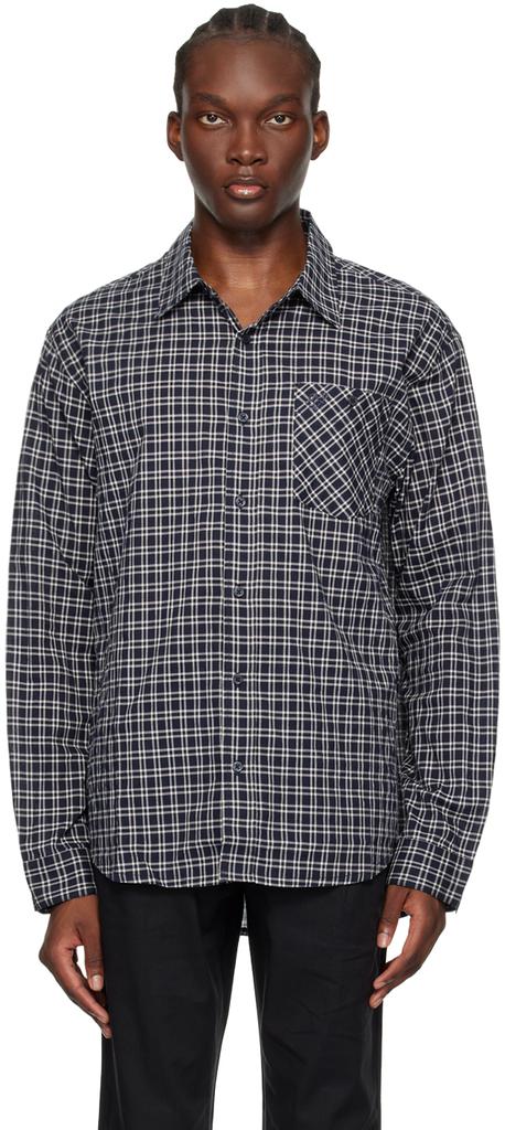 Saturdays NYC Navy Luis Shirt