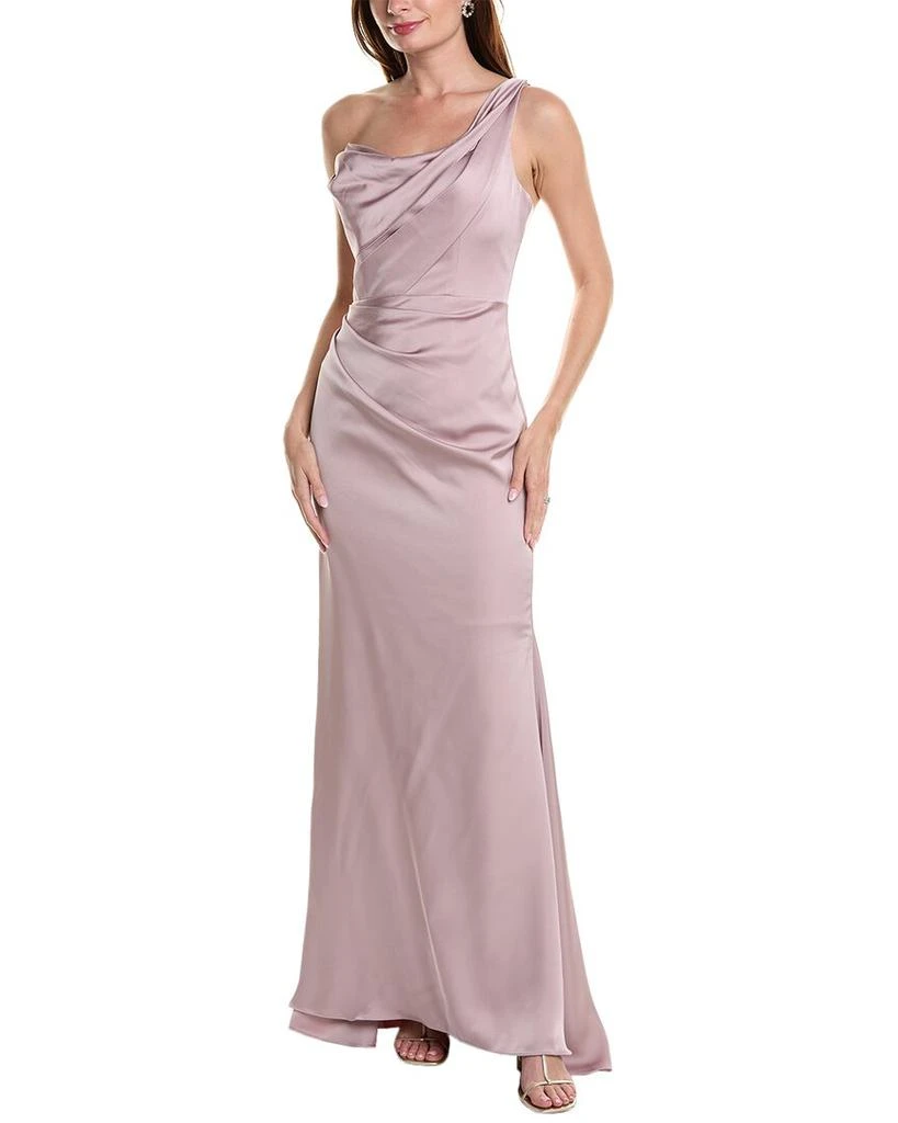Rene Ruiz One-Shoulder Gown 1