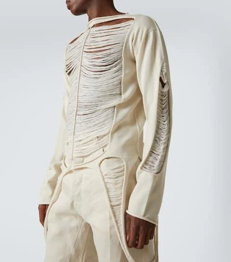 Rick Owens Distressed wool sweater 5