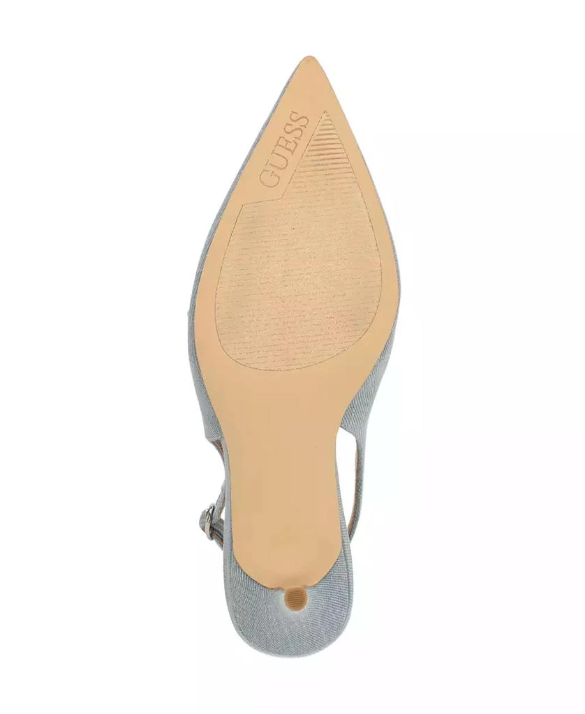 GUESS Women's Naska Charms Slingback Pumps 5