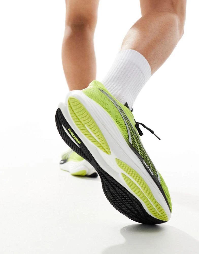 Puma Puma Velocity Nitro 3 Psychedelic Rush trainers in lime 3