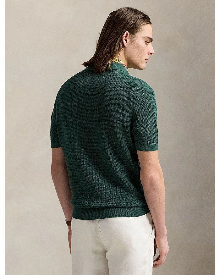 Ralph Lauren Mesh Knit Linen Short Sleeve Sweater 3