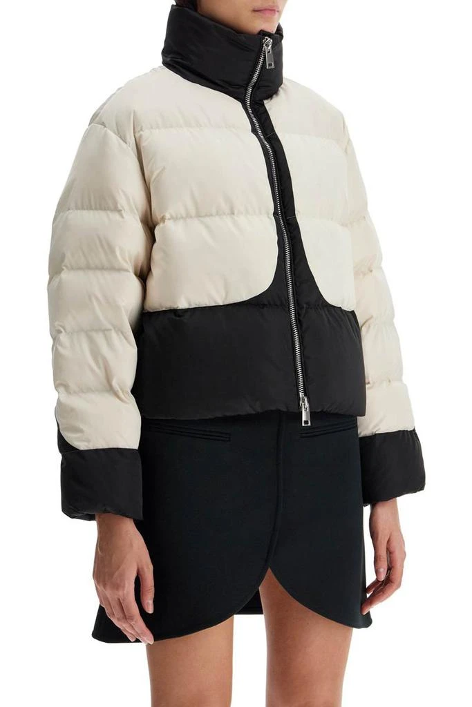 Tory Burch color block down jacket 2