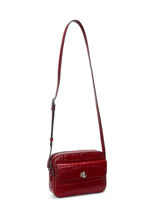 Ralph Lauren Ralph Lauren Croc Embossed Medium Marcy Camera Bag 4