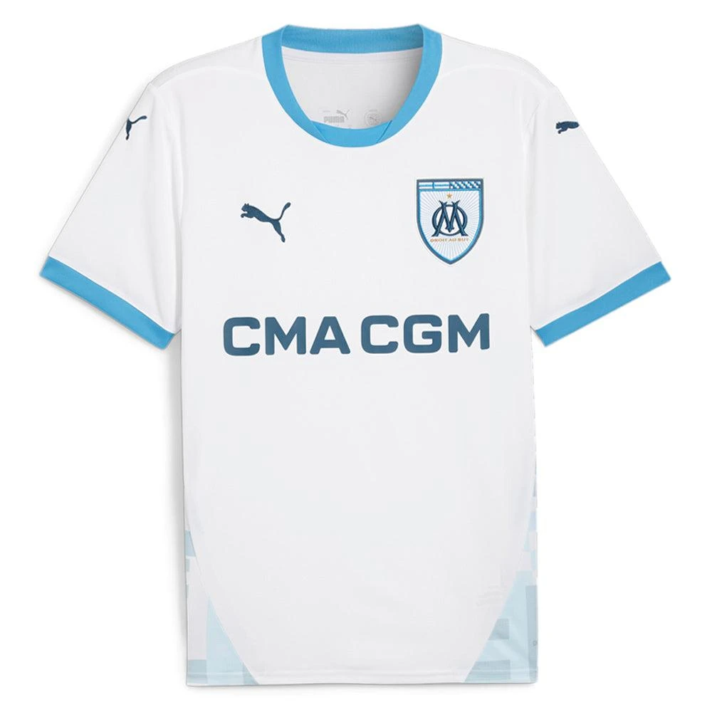 Puma OM Home Crew Neck Short Sleeve Soccer Jersey