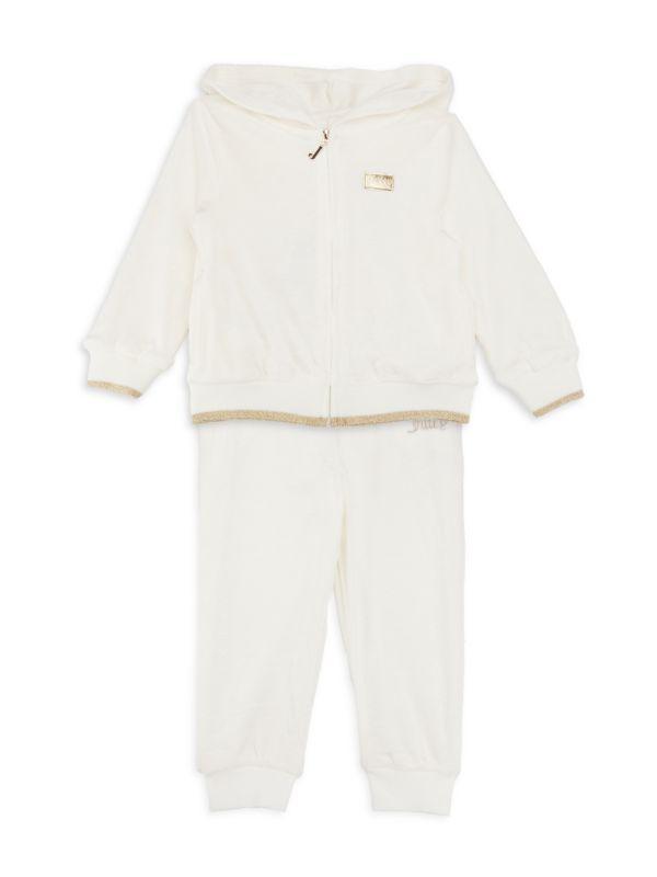 Juicy Couture Baby Girl's, Little Girl's & Girl's Zip Hoodie & Joggers Set