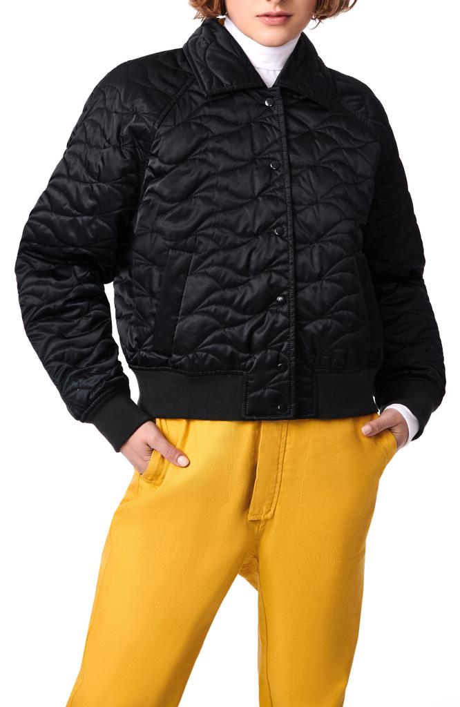 Bernardo Collared Bomber Jacket