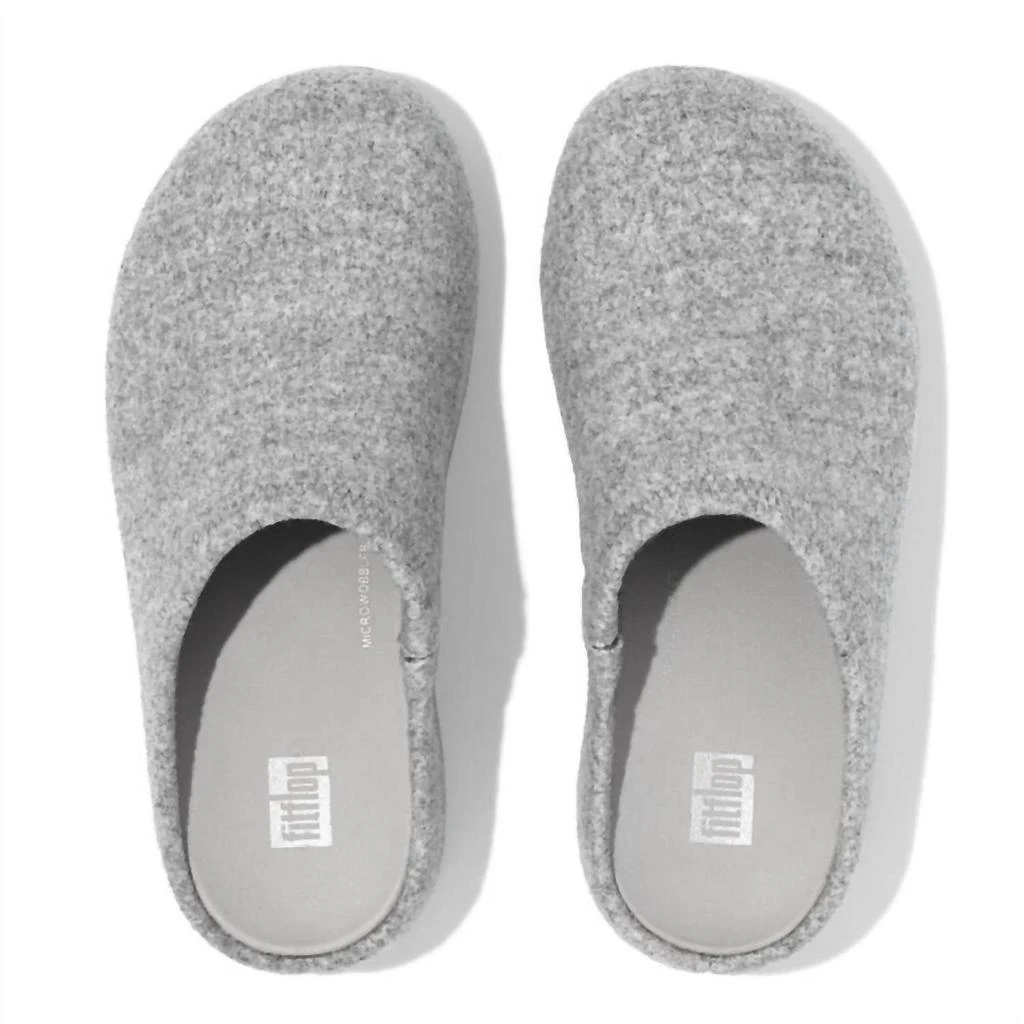 FitFlop Women's Shuv Felt Clog In Grey 3