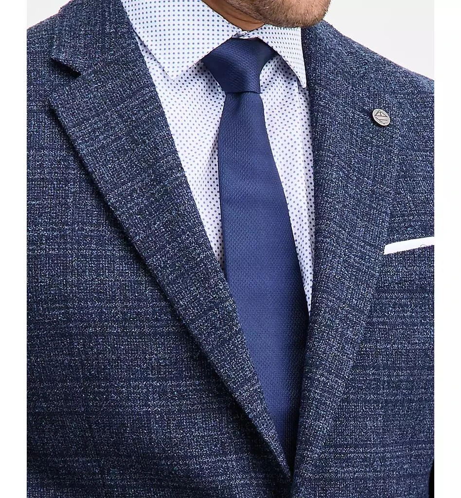Ted Baker London Men's Modern-Fit Navy Boucle Plaid Sport Coat 4