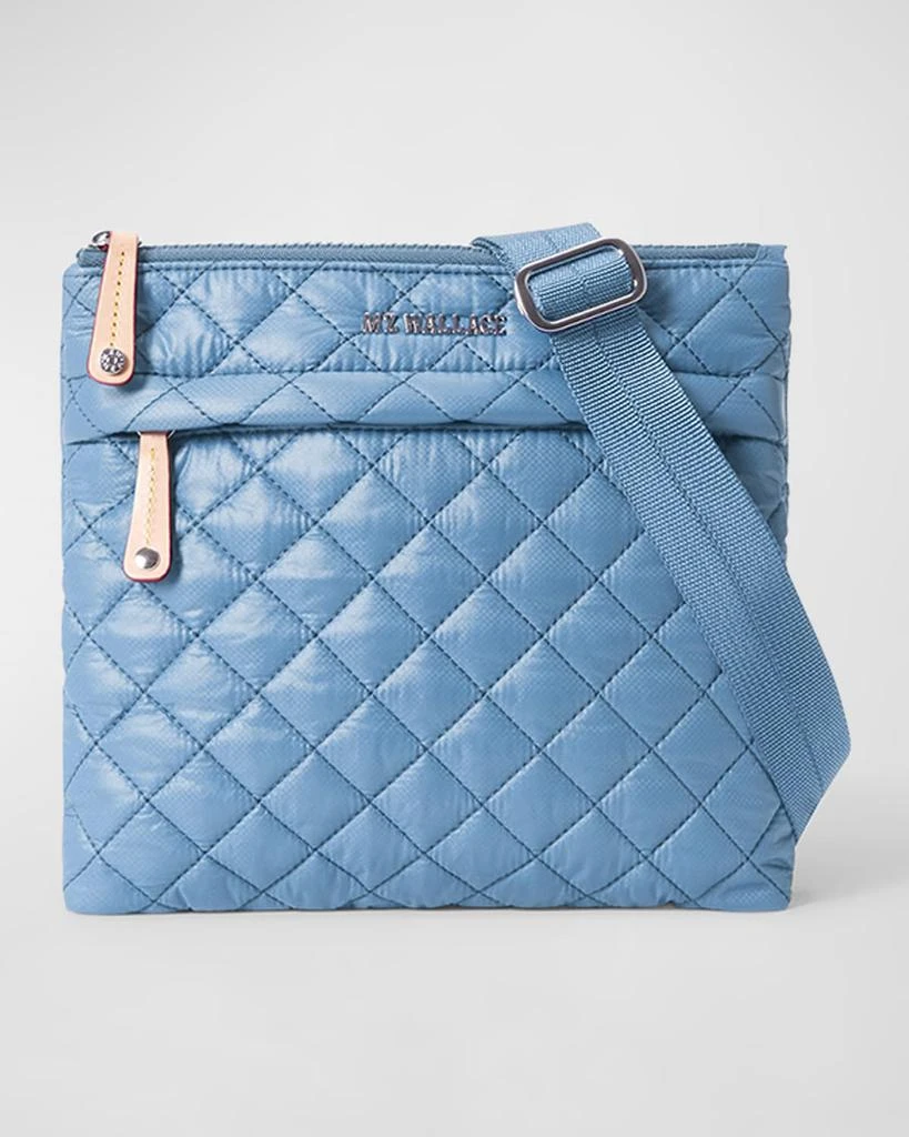 MZ Wallace Metro Flat Quilted Nylon Crossbody Bag 1