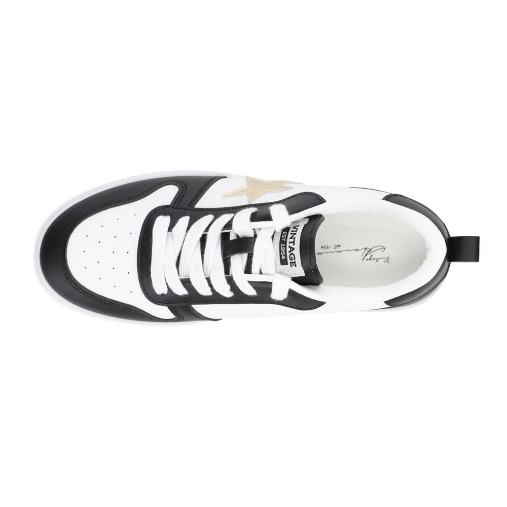 Vintage Havana Aura Metallic Platform Lace Up Sneakers 4