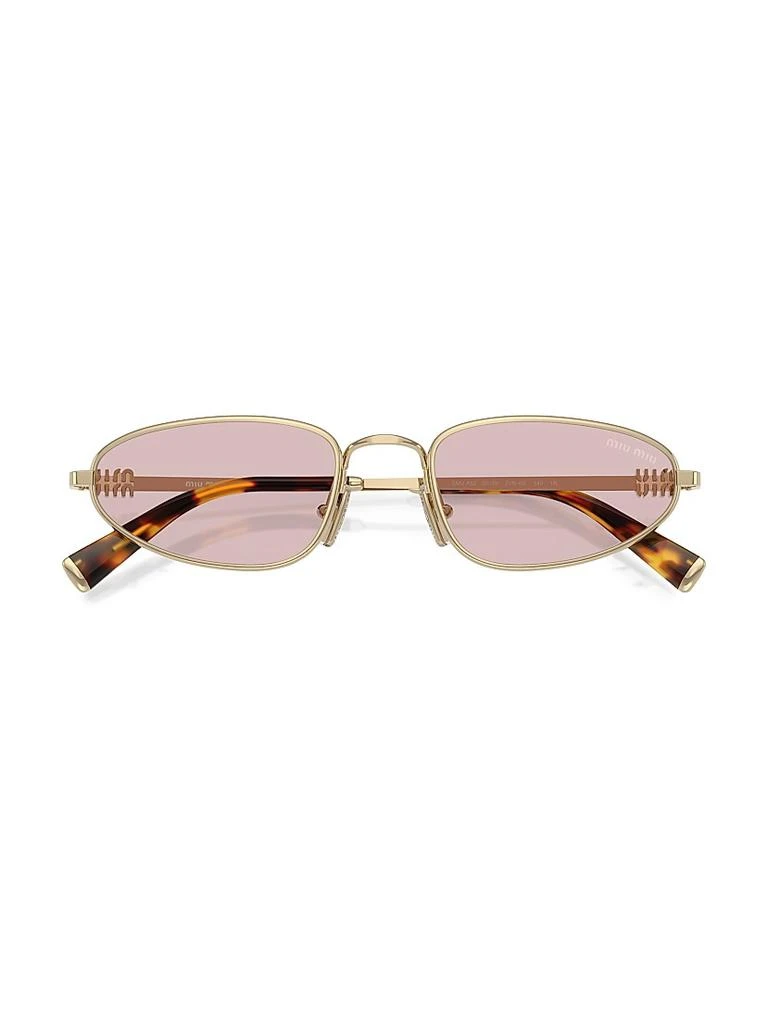 Miu Miu 52MM Oval Sunglasses 5