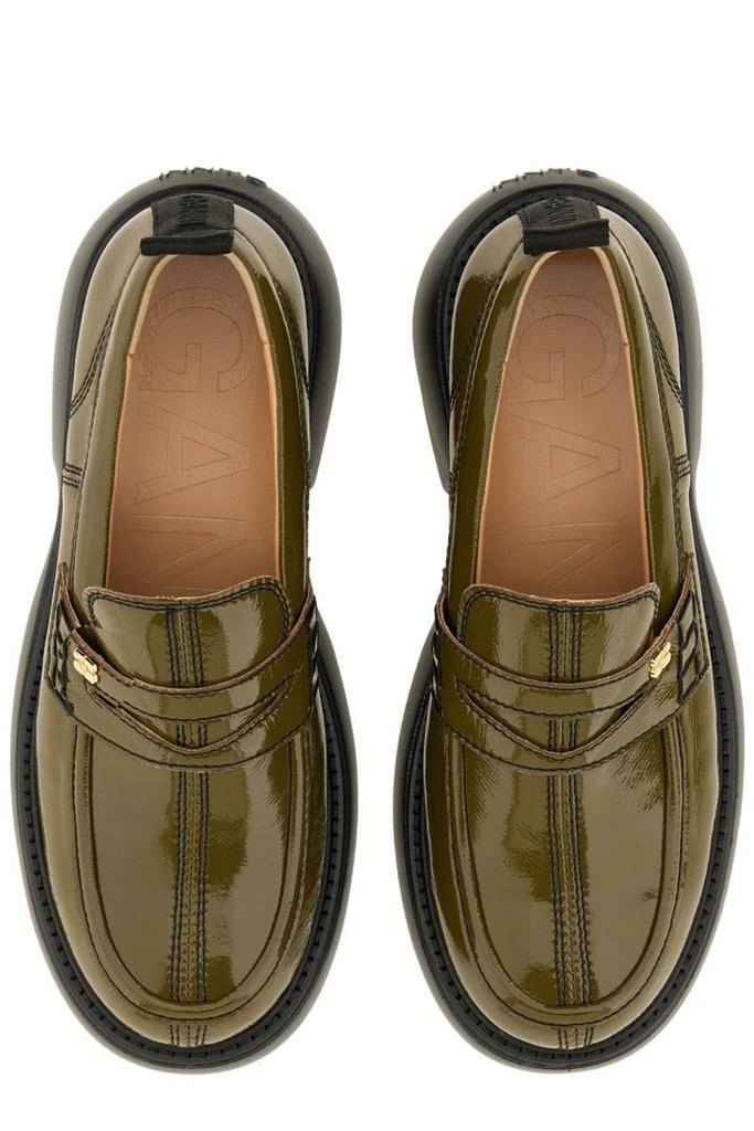 Ganni Ganni Polished Slip-On Loafers 5