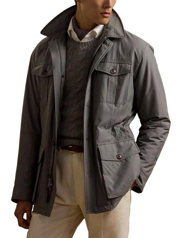 Ralph Lauren Hartridge Silk Hooded Field Jacket 6
