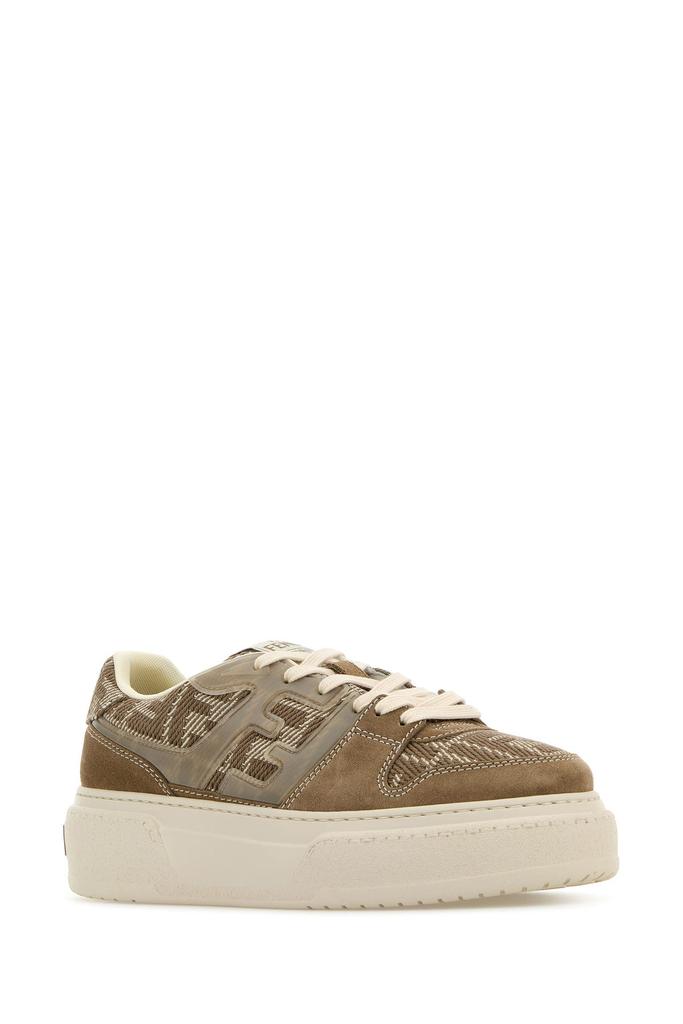 スニーカー Fendi Embroidered Fabric And Suede Sneakers Fendi Fendi Sneakers - Casual Shoes - Compare Prices from 7+