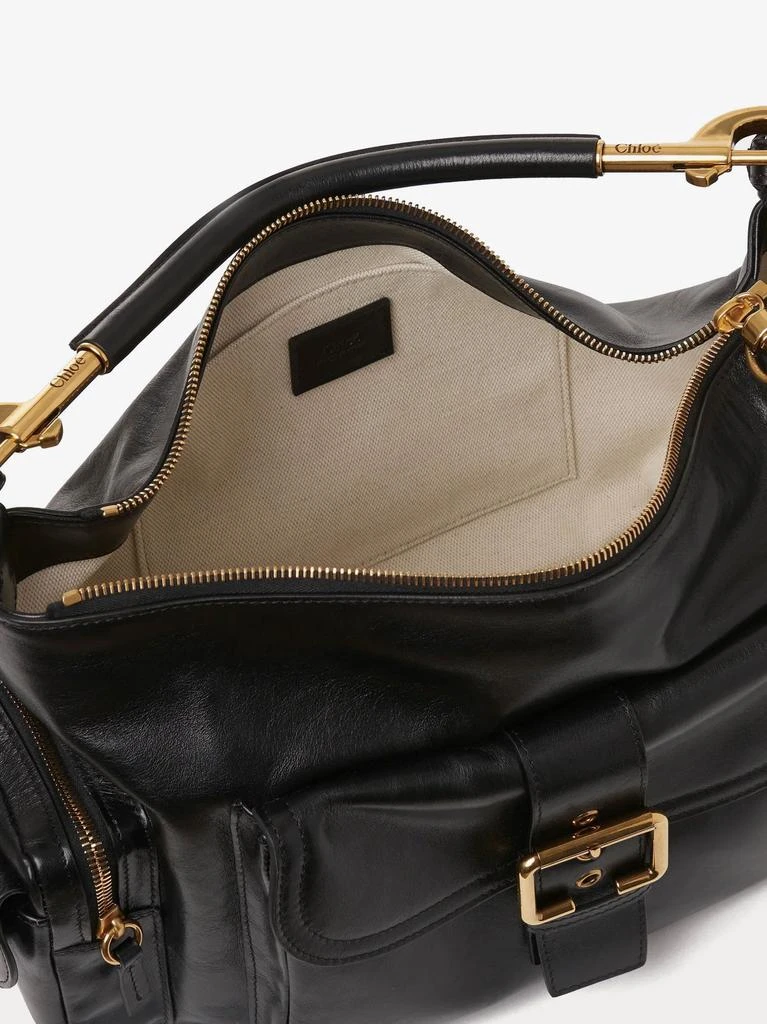 Chloé Carry shiny buffalo leather shoulder bag 5