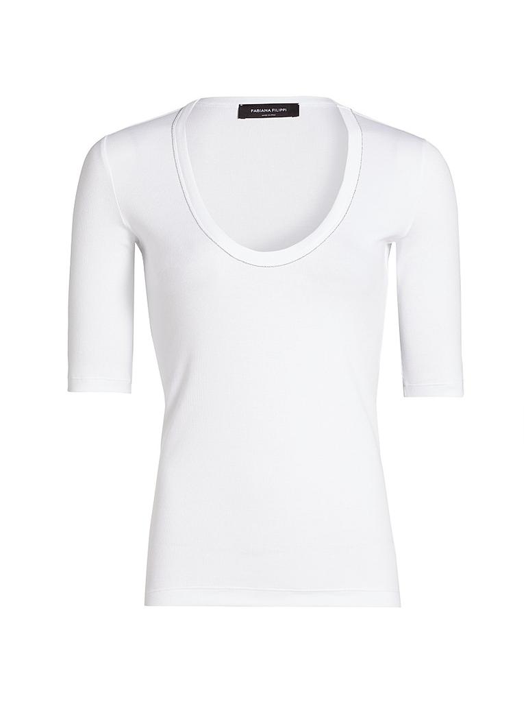 【FABIANA FILIPPI】ベーシックTシャツ Fabiana Filippi Cotton T-shirt | Women's Clothing | Vitkac