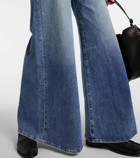 7 For All Mankind Willow mid-rise wide-leg jeans 5