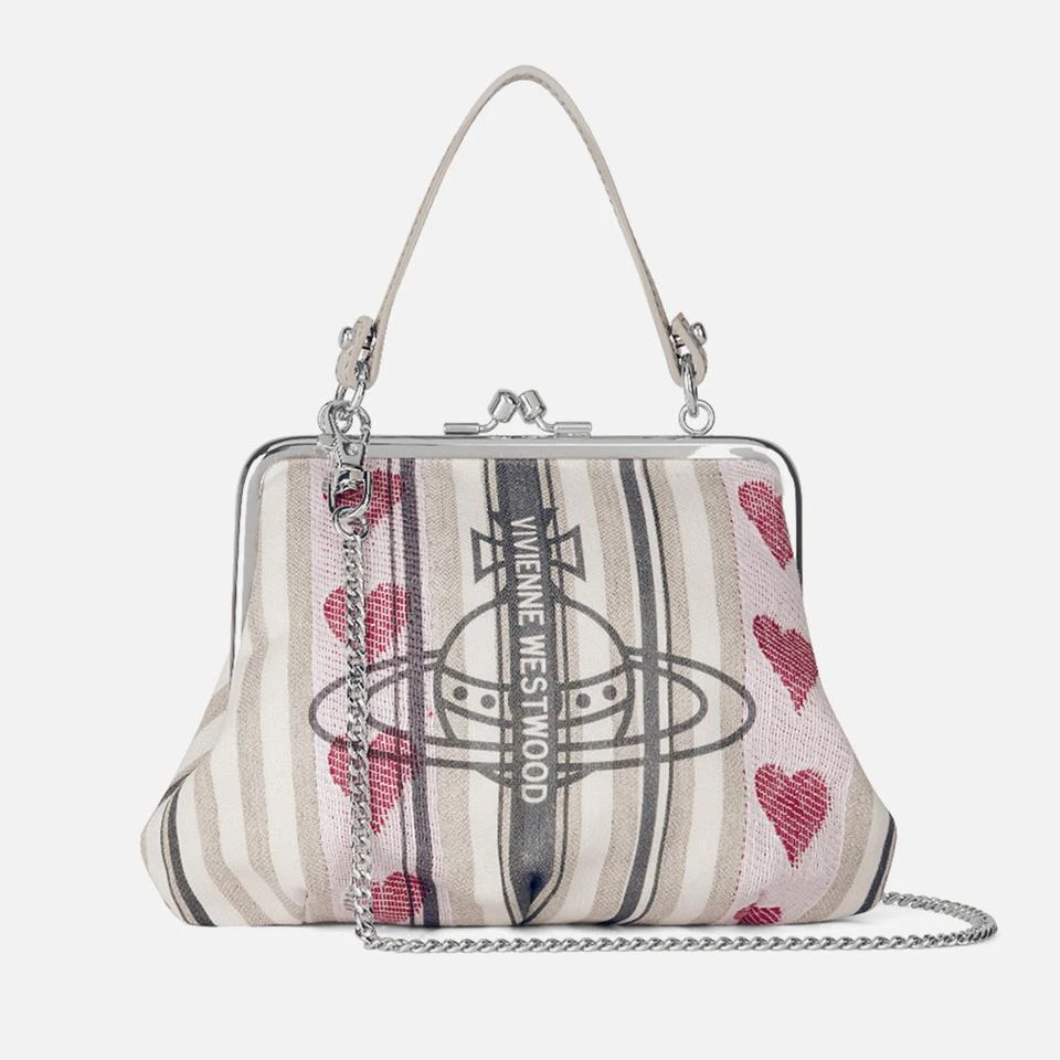 Vivienne Westwood Vivienne Westwood Granny Linen-Blend Frame Purse 3