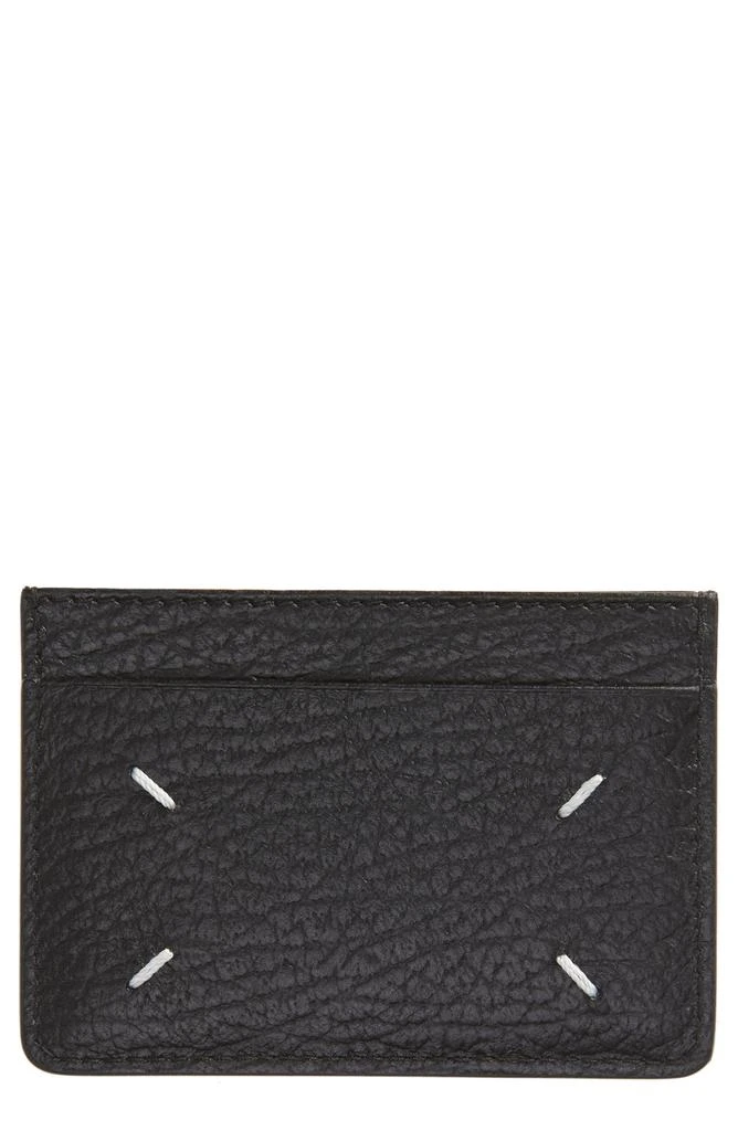 MAISON MARGIELA Pebbled Leather Card Case