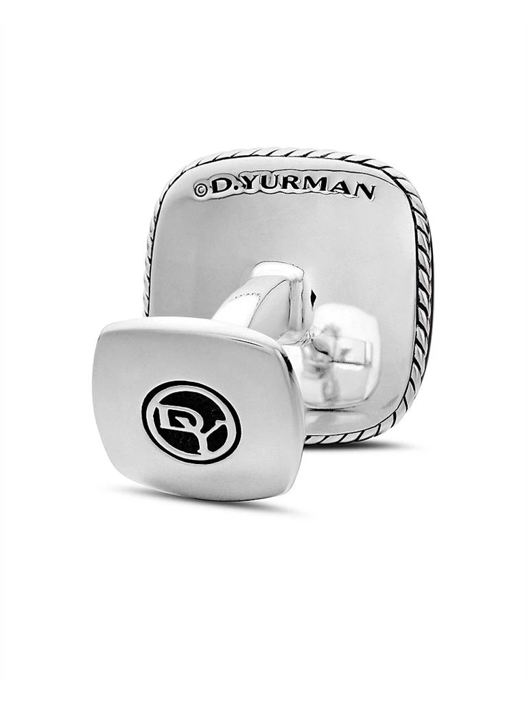 David Yurman Streamline Cushion Cufflinks in Sterling Silver 5