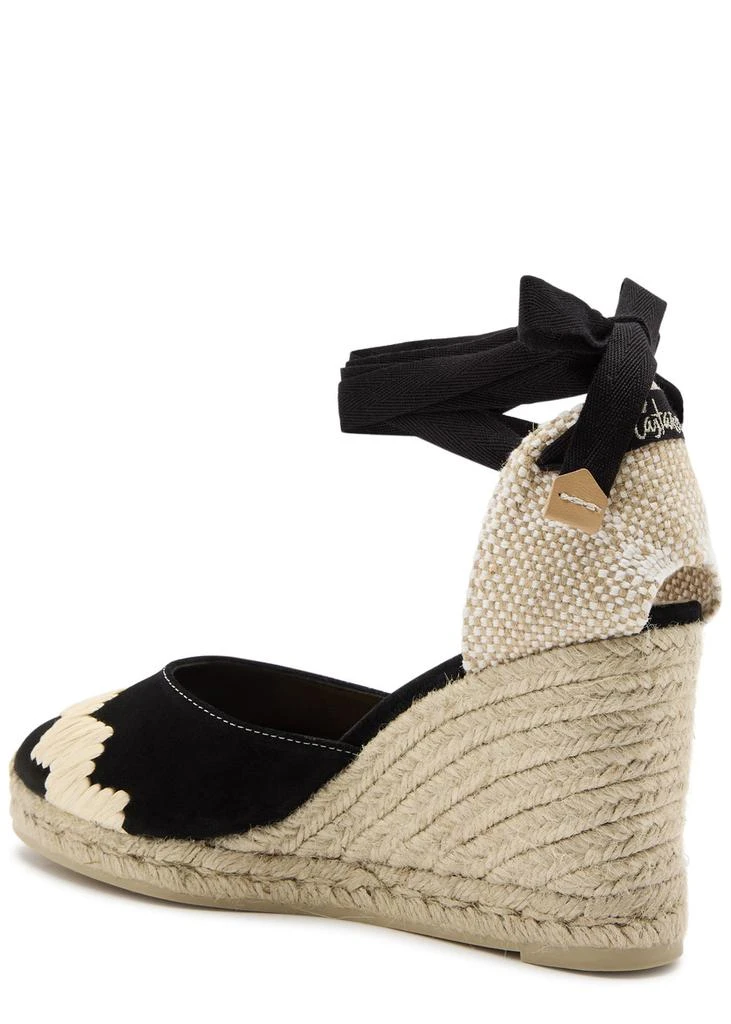 CASTAÑER Cande 80 suede wedge espadrilles 2
