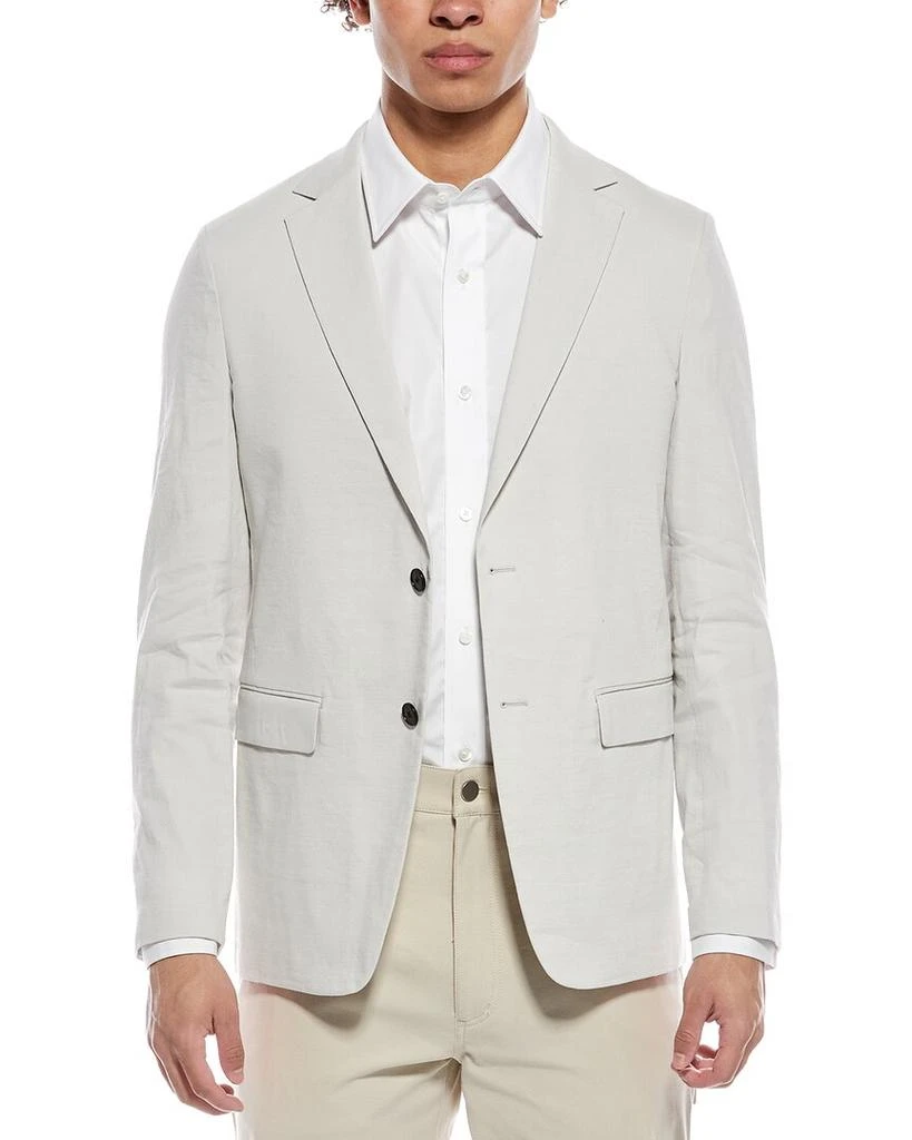 Theory Clinton Linen-Blend Blazer