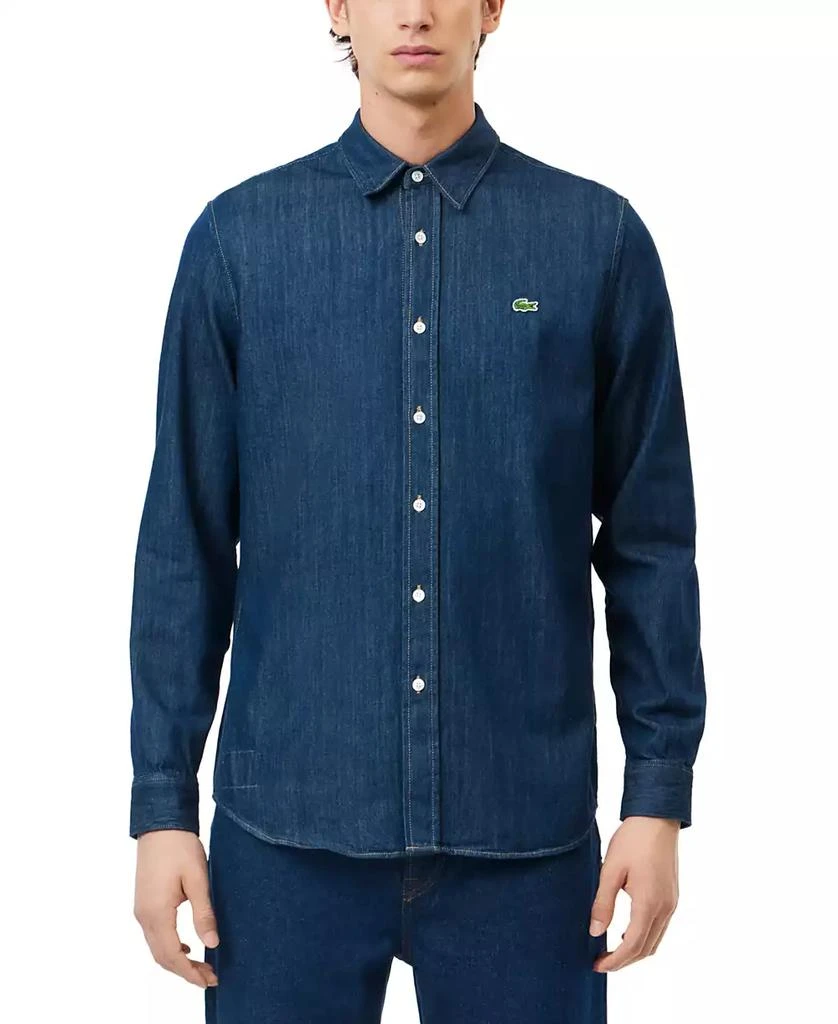 Lacoste Men's Long-Sleeve Denim Shirt 1
