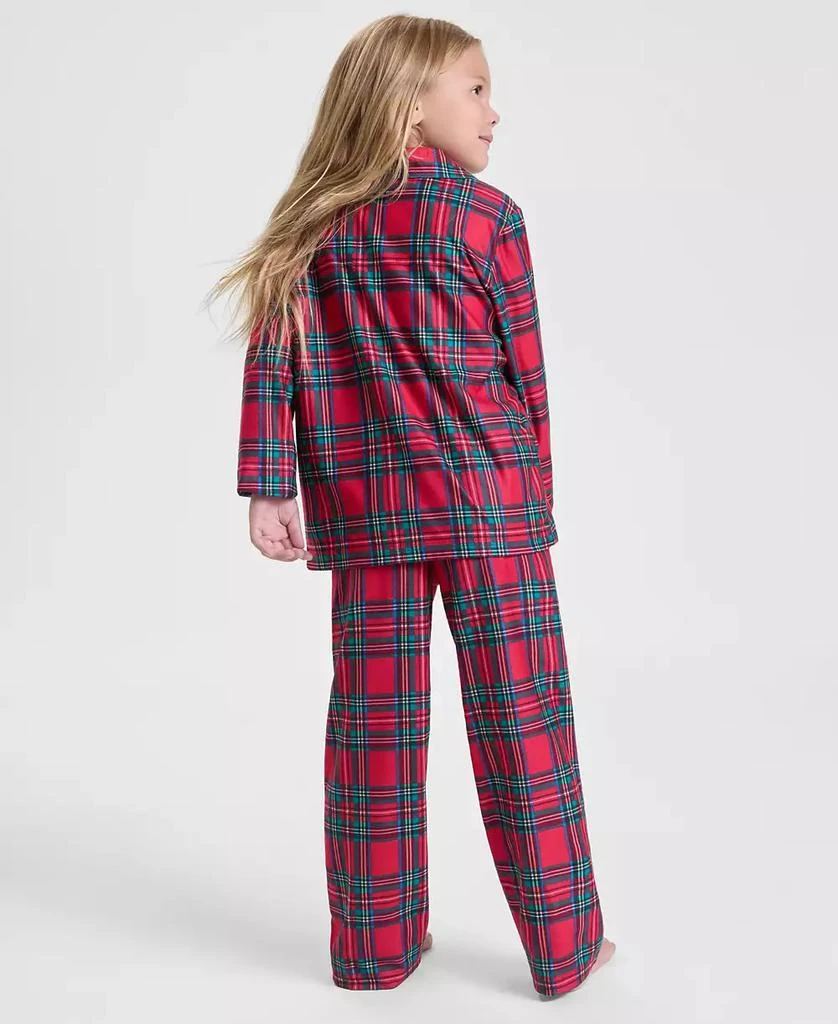 Holiday Lane Little 
Big Kids Brinkley Plaid Notch Collar Matching Family Pajamas Set, Created for Macy
s 5