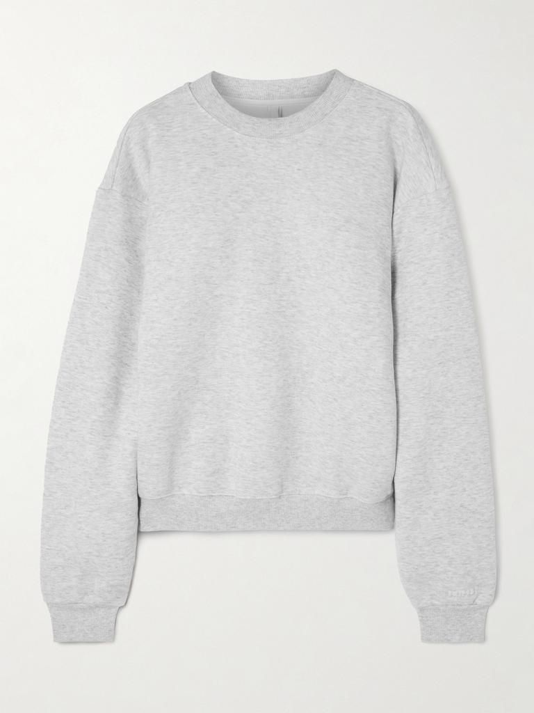 SKIMS Classic 圆领卫衣 （颜色：light Heather Grey）